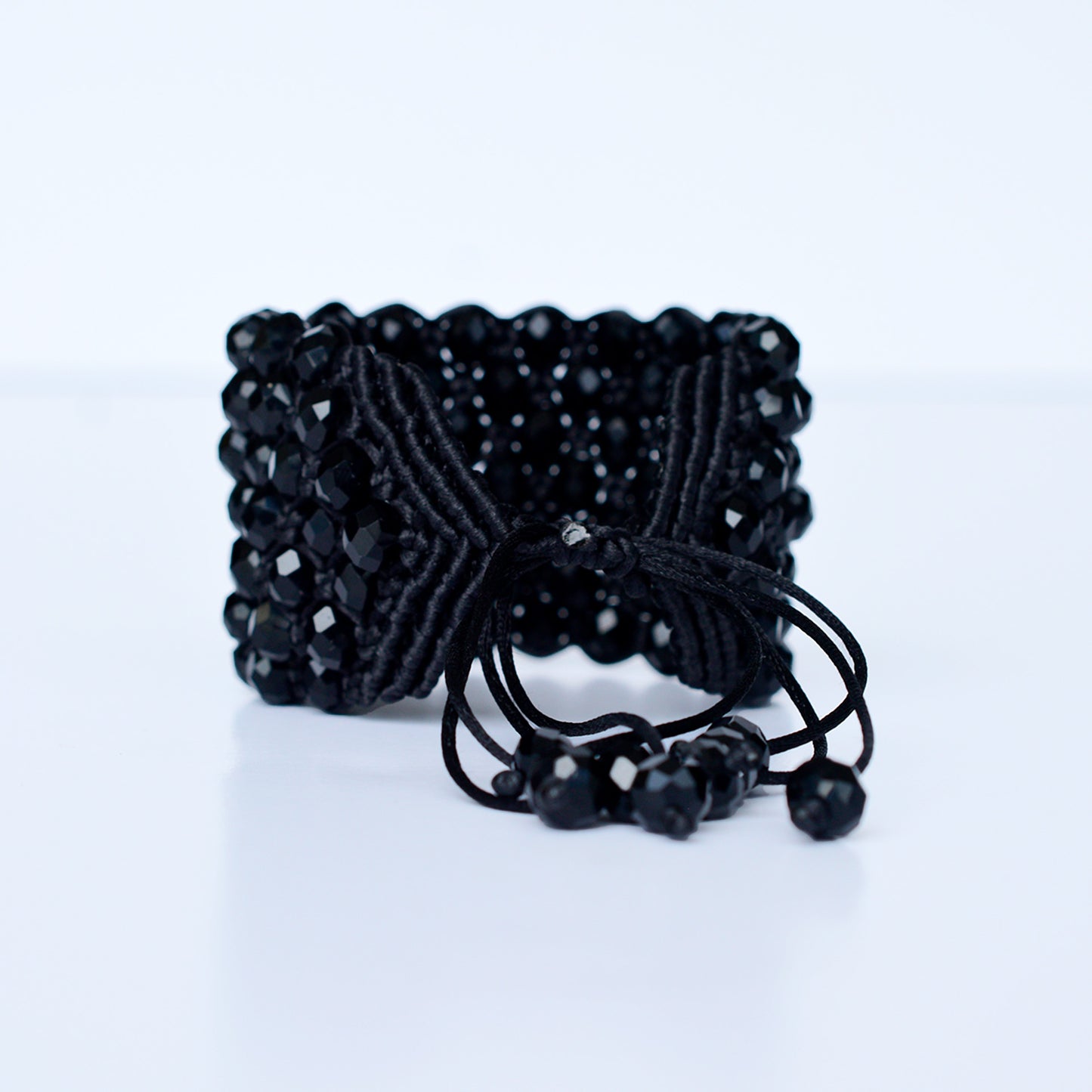 Brazalete Macramé Negro