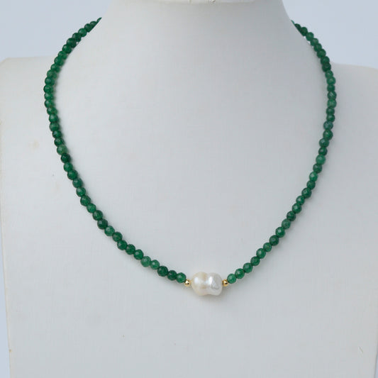 Collar Agata Verde