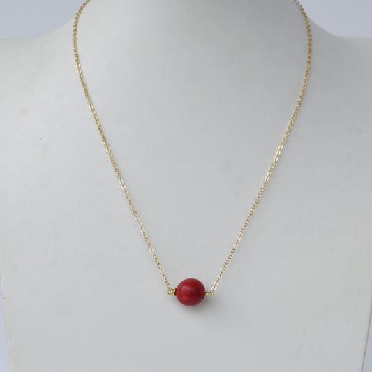 Collar Piedra Coral