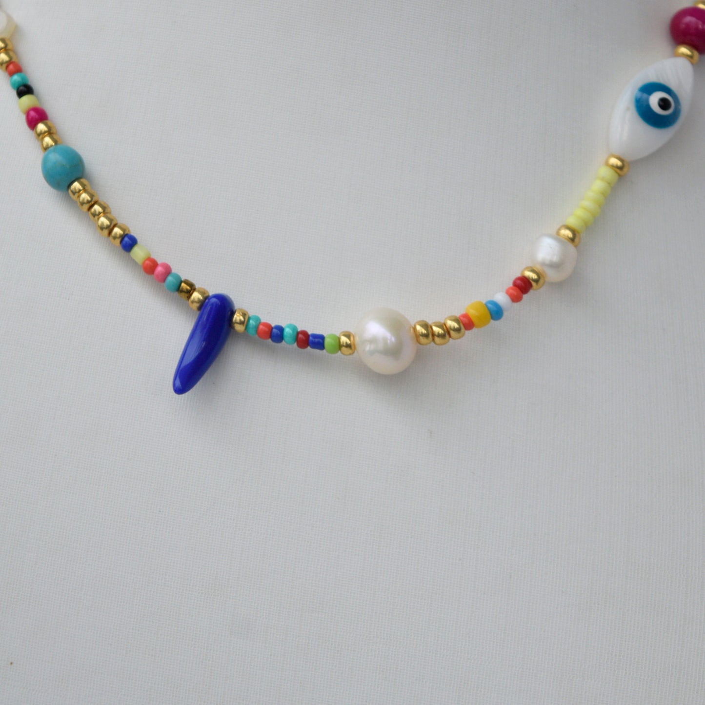 Collar Chakiras, Colores y Perlas